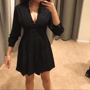 Sandro pleated dress size 36